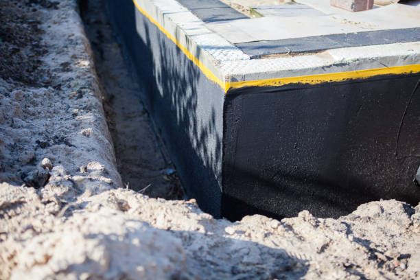 Residential Wet Basement Repair installation at a Albion, PA home by SJ Waterproofing Pros